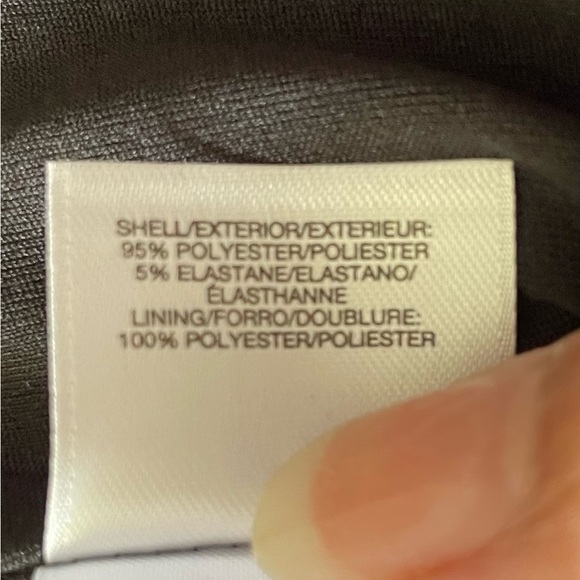 Anne Klein black paisley print midi dress sz 4 - Picture 6 of 6